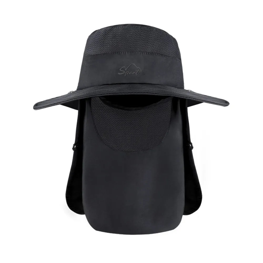 UV Fisherman Hat – Removable Neck Flap, Visor & Sun Cover Sun Protection Hat Axl style 2