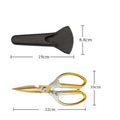 PLYS Gradient Gold Kitchen Scissors – Heavy-Duty Poultry Shears Kitchen Scissors Axl 2pcs M