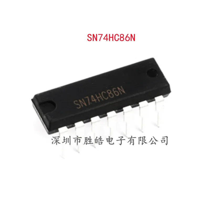 10PCS SN74HC86N Quad XOR Gate DIP-14 Integrated Circuit IC Logic Gate IC Axl Default Title