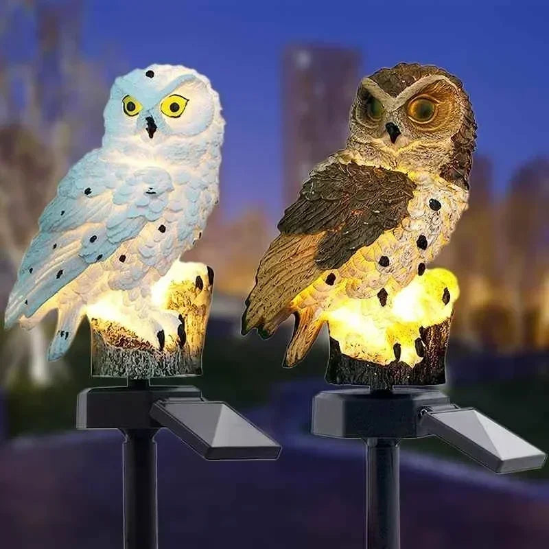 Solar Owl Garden Light – Waterproof LED Pathway Lawn Lamp Solar Garden Light Axl