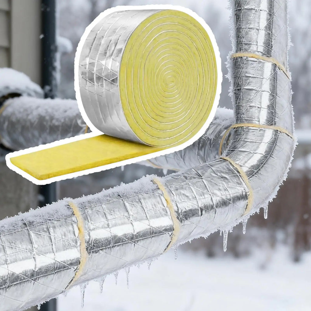 Self-Adhesive Glass Wool Insulation Tape – Pipe & HVAC Wrap Pipe Insulation Wrap Axl