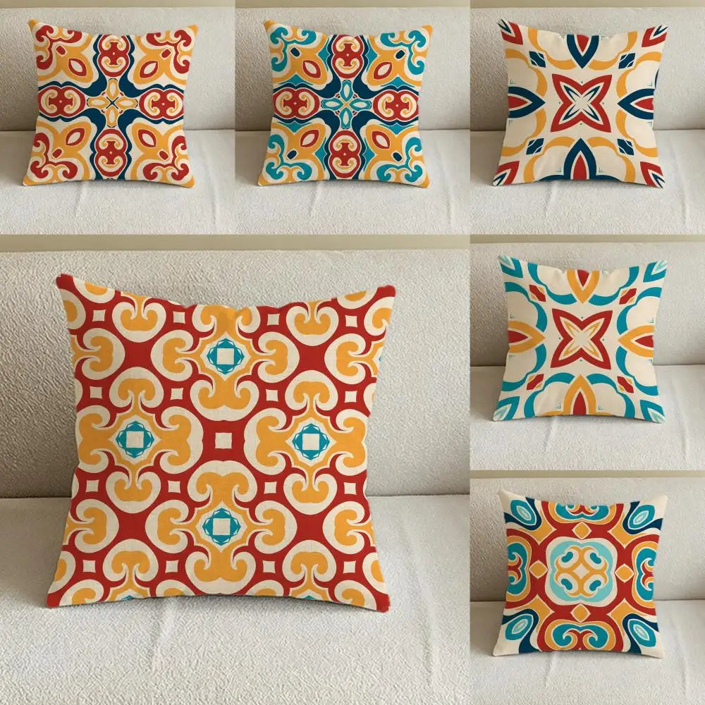 S-Stripe Linen Cushion Cover – Sofa, Bed & Chair Pillow Linen Cushion Cover Axl