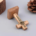 Wooden Standing Cross Figurine – Farmhouse Religious Decor Religious Figurine Axl Default Title