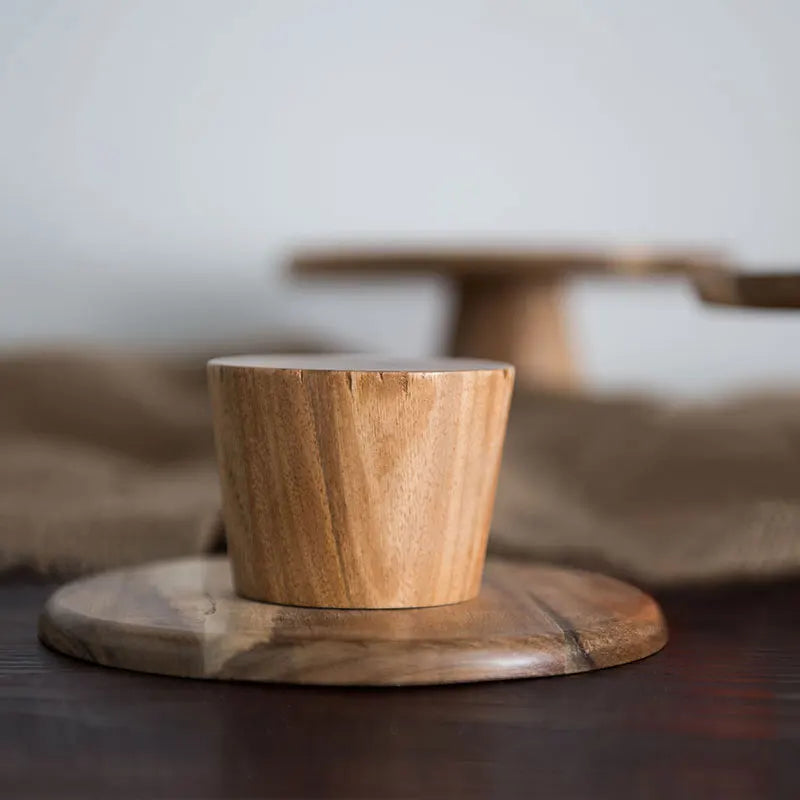 KEMORELA Elevated Wooden Cake Stand & Serving Tray Wooden Cake Stand Axl