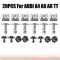 Engine Hood Screw & Floor Panel Clamp Kit – A4, A6, A8, TT Auto Panel Fastener Kit Axl 20pcs