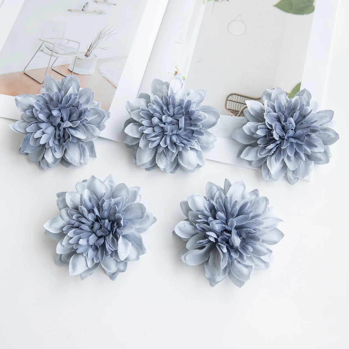 Artificial Silk Rose Heads 15/30 PCS – Wedding & Home Decor Artificial Silk Flowers Axl COLOR 3 15pieces