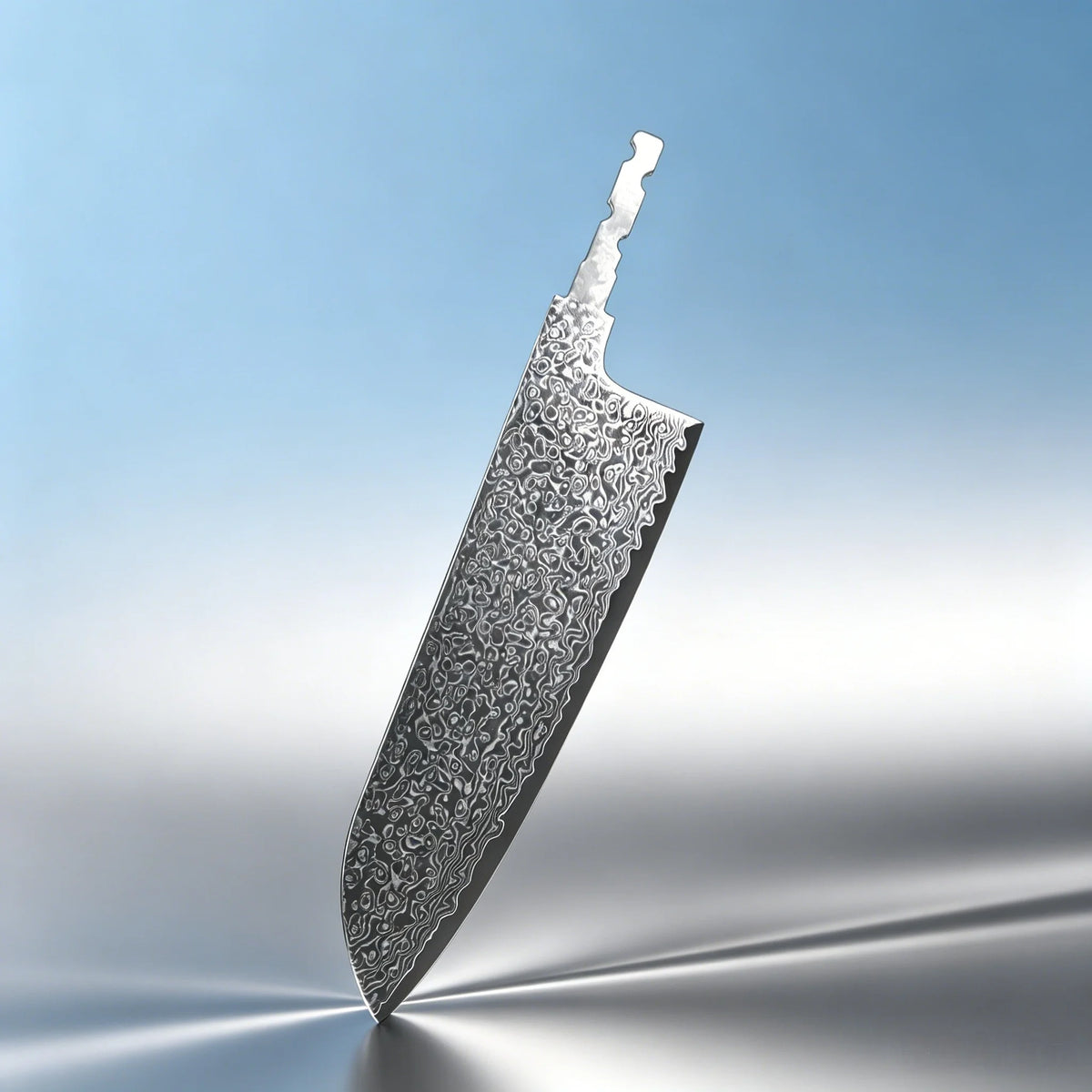 Hand Forged Damascus Steel Blade Blank – DIY Santoku Knife Damascus Blade Blank Axl