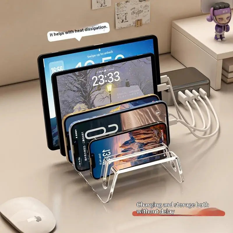Foldable Desktop Organizer – Clear Multi-Use PP Storage Box Desktop Storage Organizer Axl
