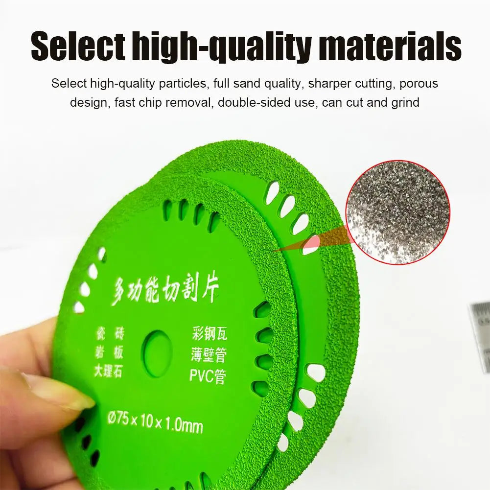 3-Pack 75mm Diamond Cutting Discs – Glass, Tile & Marble Diamond Cutting Discs Axl