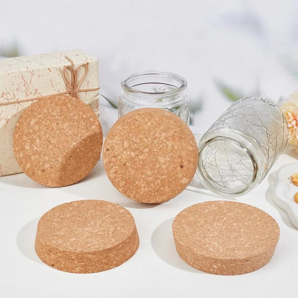 4 Pcs Large Wooden Cork Stoppers 4.4–4.8 Inch Tapered Plugs Cork Bottle Stoppers Axl