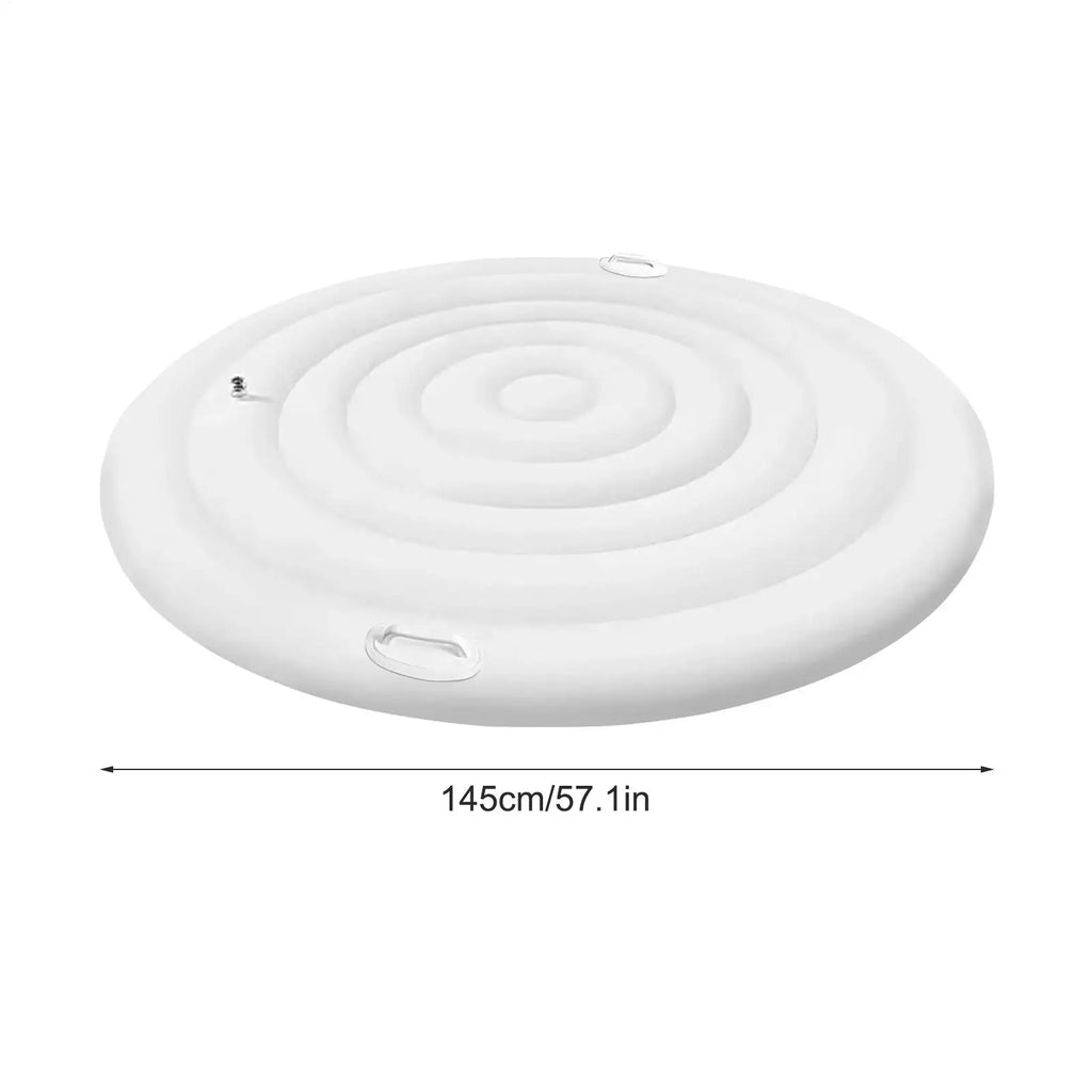 Inflatable Round Hot Tub Cover with Double Handles | PVC Spa Hot Tub Cover Axl