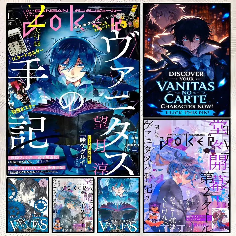 Case Study of Vanitas Poster – HD Self-Stick Wall Art Decor Anime Wall Poster Axl