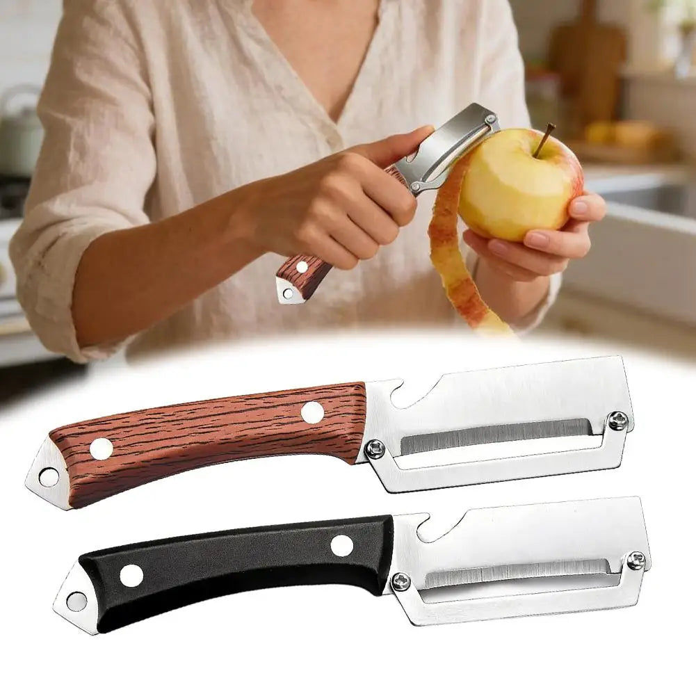 2-in-1 Vegetable Peeler & Bottle Opener | Ergonomic Handle Vegetable Peeler Axl