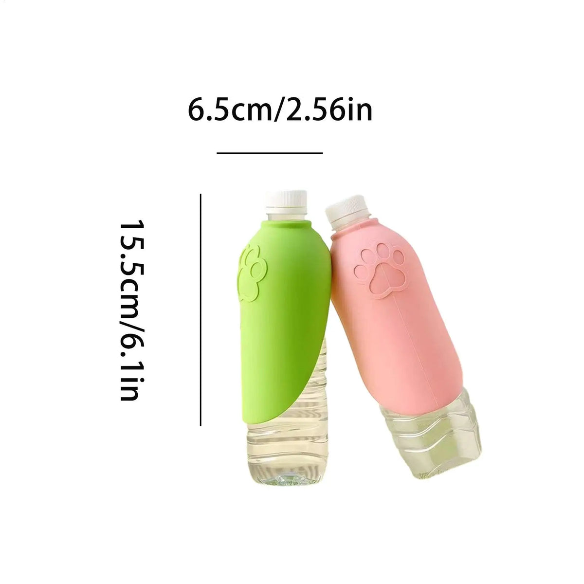 Foldable Pet Water Bottle 2-Pack – Portable Dog & Cat Dispenser Pet Water Bottle Axl