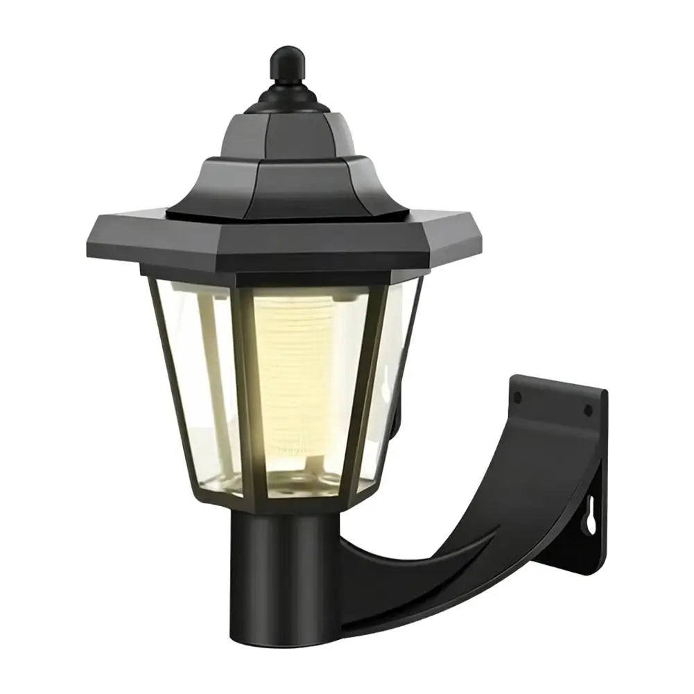 Solar Outdoor Wall Light – Vintage IP66 Weatherproof Garden Lamp Solar Wall Light Axl Warm White