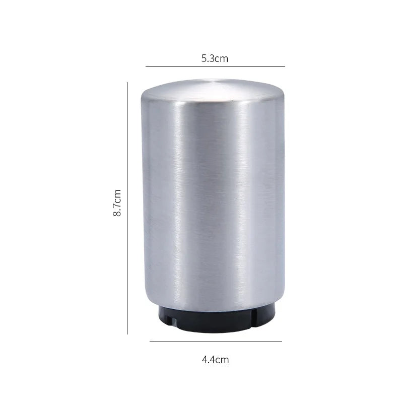 Automatic Push-Down Beer Bottle Opener – Magnetic Stainless Steel Bottle Opener Axl Silver