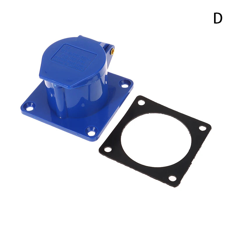 220V 16A 3-Pin IP44 Waterproof Industrial Plug & Socket Industrial Plug Socket Axl D