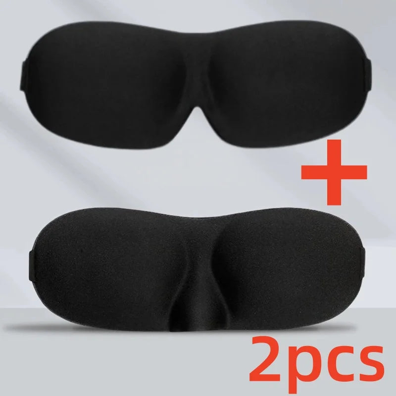 3D Sleep Eye Mask 2-Pack | Light Blocking Travel Blindfold Sleep Eye Mask Axl 2pcs