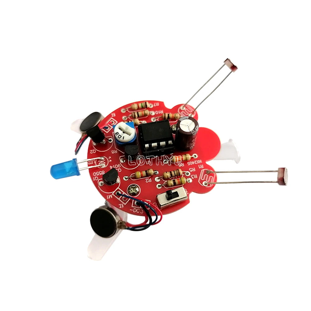 Photosensitive Firefly Robot DIY Kit – Soldering Circuit Board DIY Robot Kit Axl