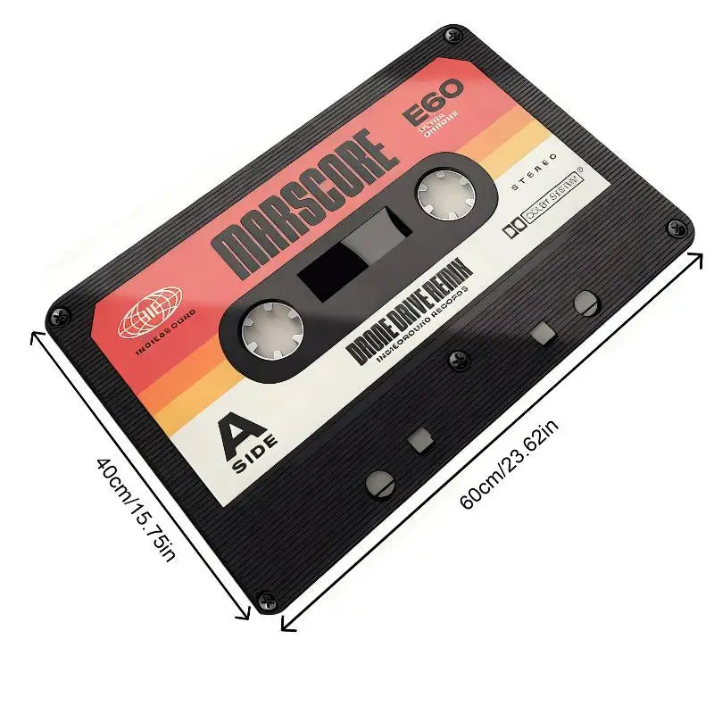Diatom Mud Bath Mat – Retro CD Cassette Design, Non-Slip Bath Mat Axl