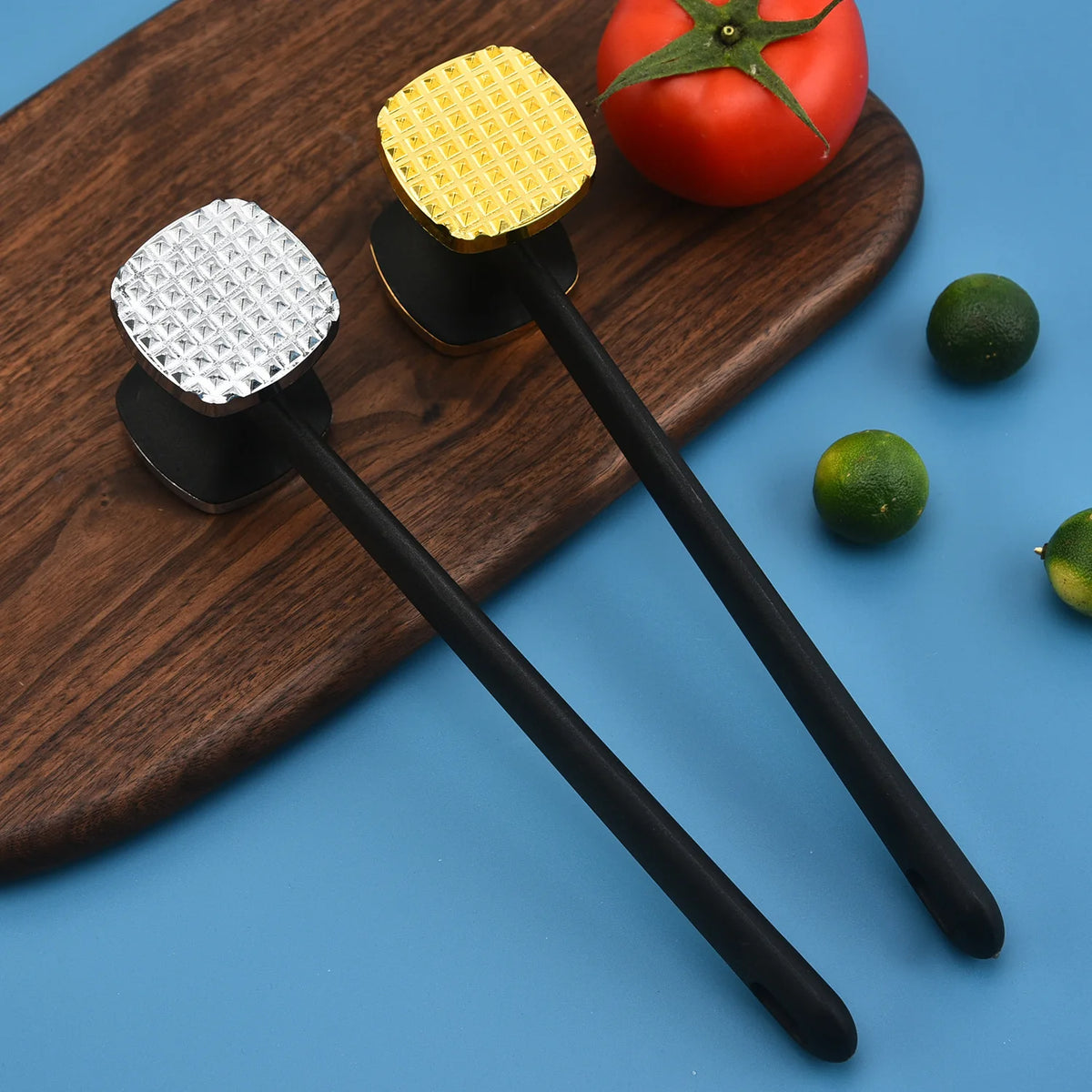 Dual-Sided Meat Tenderizer Mallet | Heavy Duty Non-Slip Handle Meat Tenderizer Mallet Axl