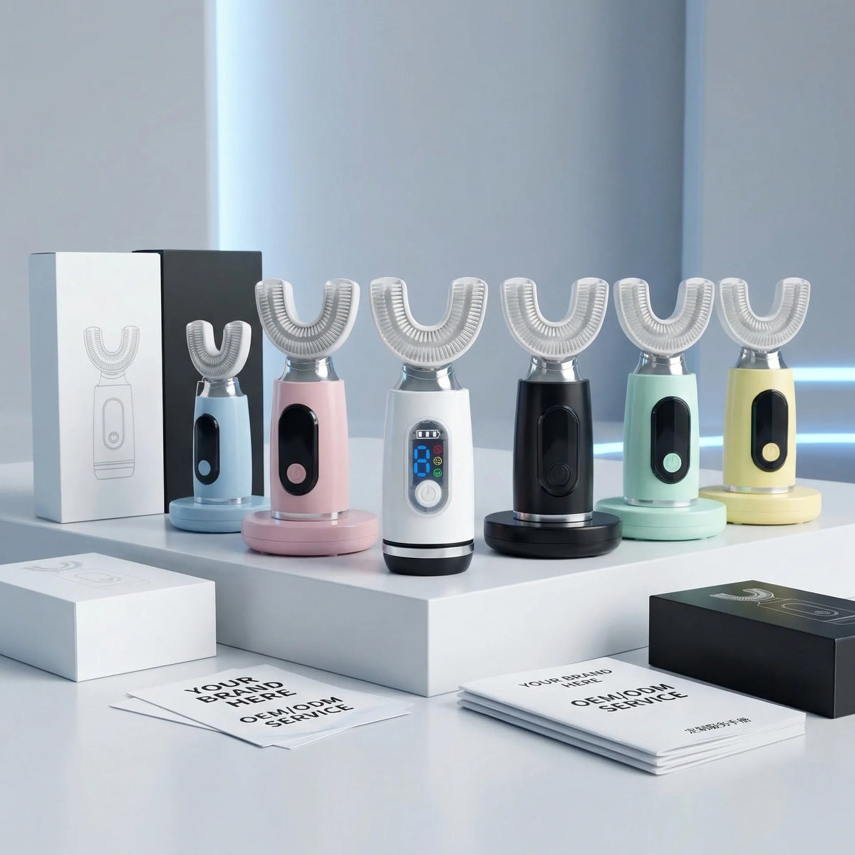 Smart U-Shaped Sonic Electric Toothbrush | USB Rechargeable Electric Toothbrush Axl