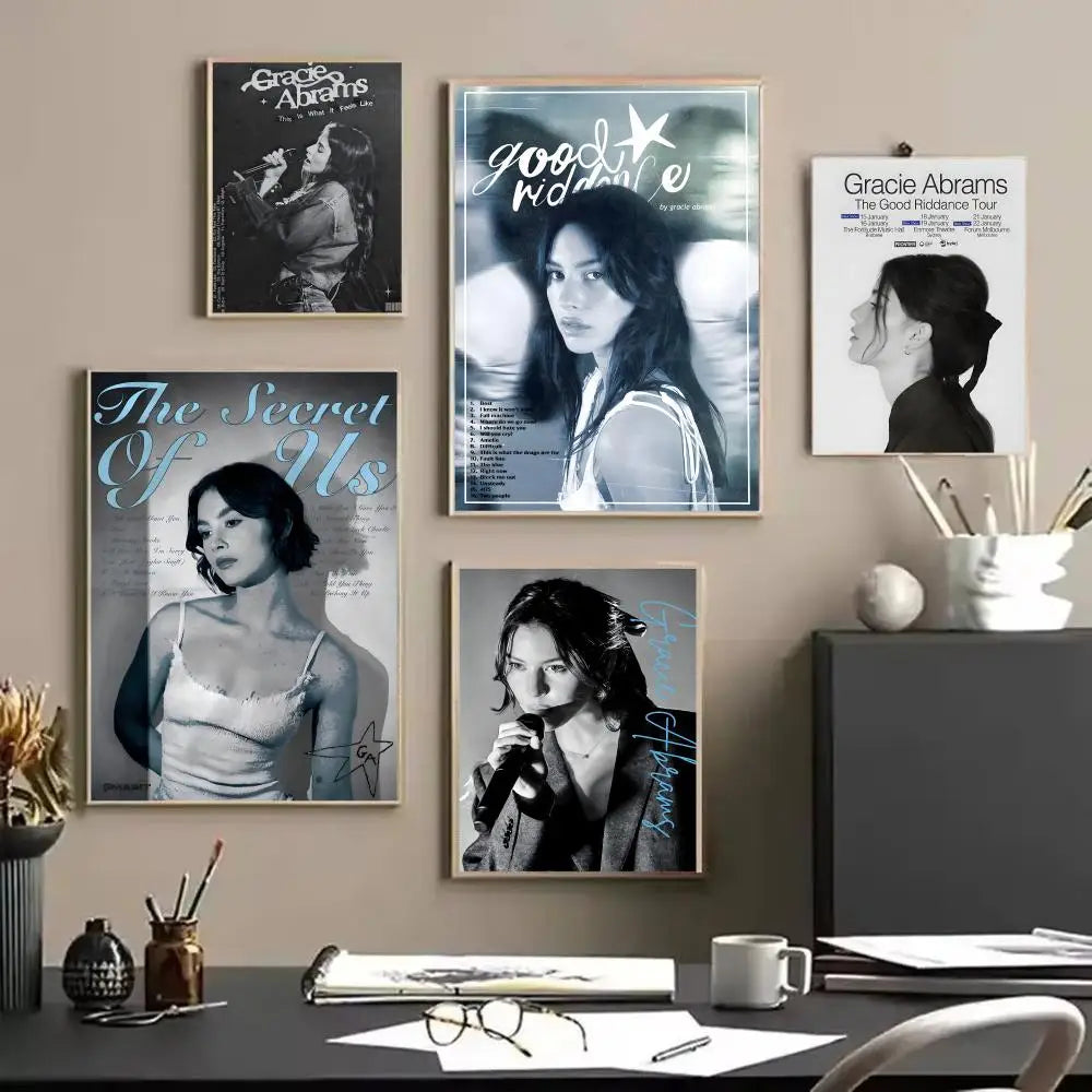 Gracie Abrams Canvas Poster – Frameless Wall Art Home Decor Canvas Wall Art Axl