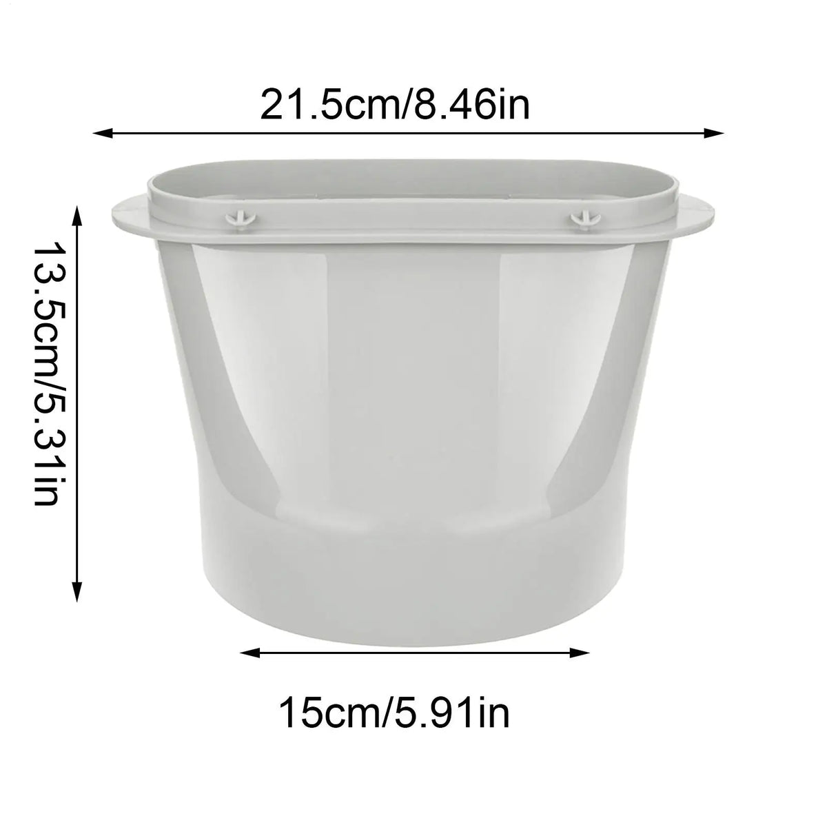 Portable AC Exhaust Hose Adapter – Flat Coupler 130mm/150mm AC Hose Adapter Axl