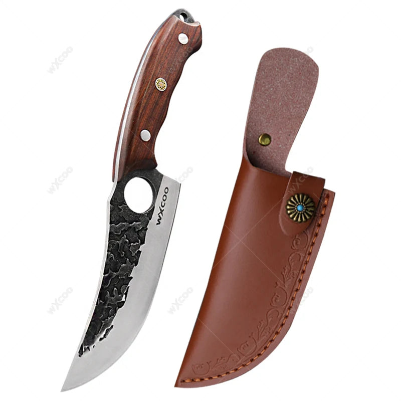 Professional Stainless Steel Boning Knife with Cover | 14.5cm Boning Knife Axl Knife A