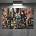 Easy Rider Movie Wall Flag – Indoor & Outdoor Art Banner Decorative Wall Flag Axl White6 120x180cm