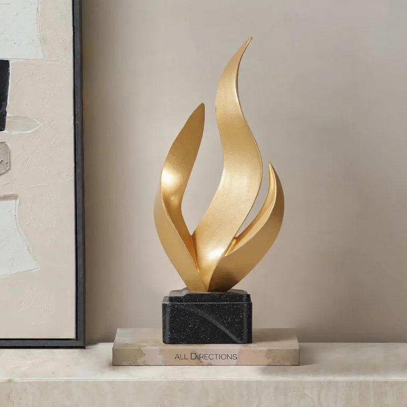 Nordic Modern Luxury Resin Figurine | Desktop & Shelf Decor Decorative Figurine Axl
