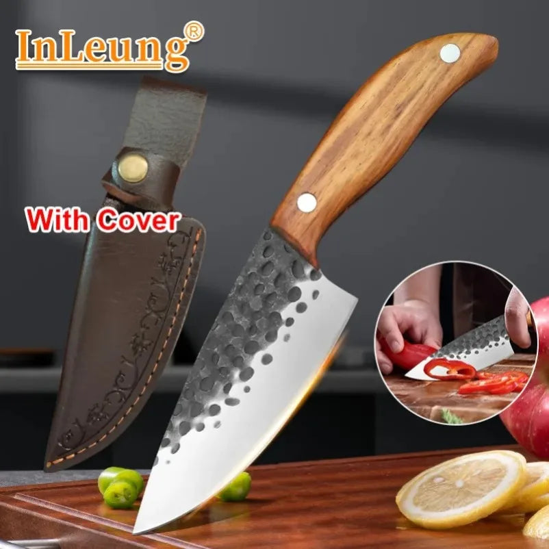 Hand Forged Kitchen Knife – Cleaver, Boning & Slicing Blade Kitchen Knife Axl