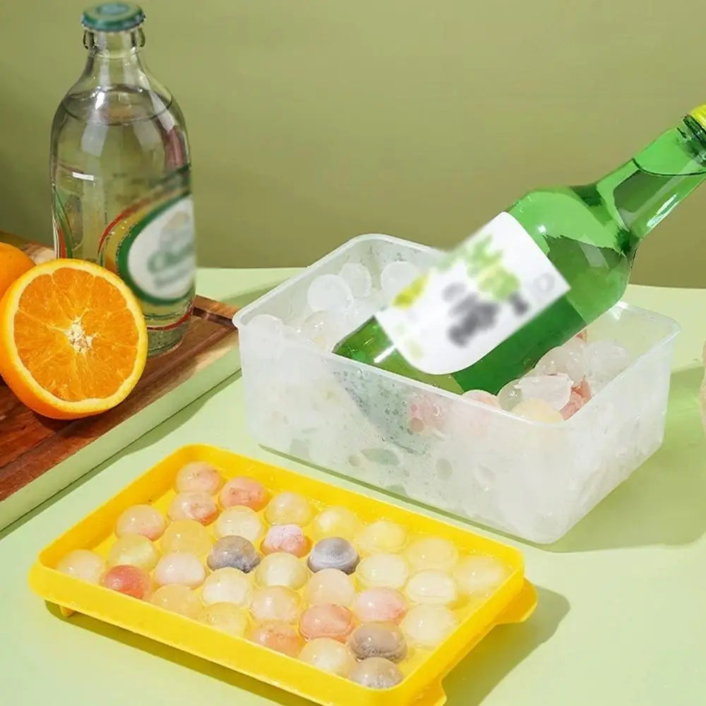 Large Capacity 3-Piece Ice Cube Tray Set – Easy Release Mold Ice Cube Tray Axl