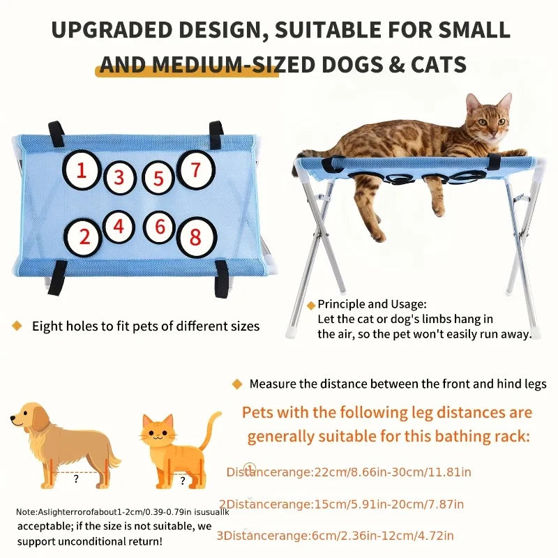 Pet Grooming Hammock – Dog & Cat Bathing & Nail Clipping Stand Pet Grooming Hammock Axl
