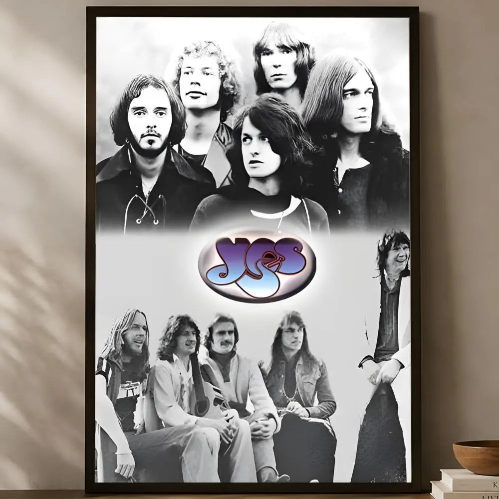 Yes Band Self-Stick HD PVC Wall Art Poster – Waterproof Decor Wall Art Poster Axl White09 60X90cmNoframe