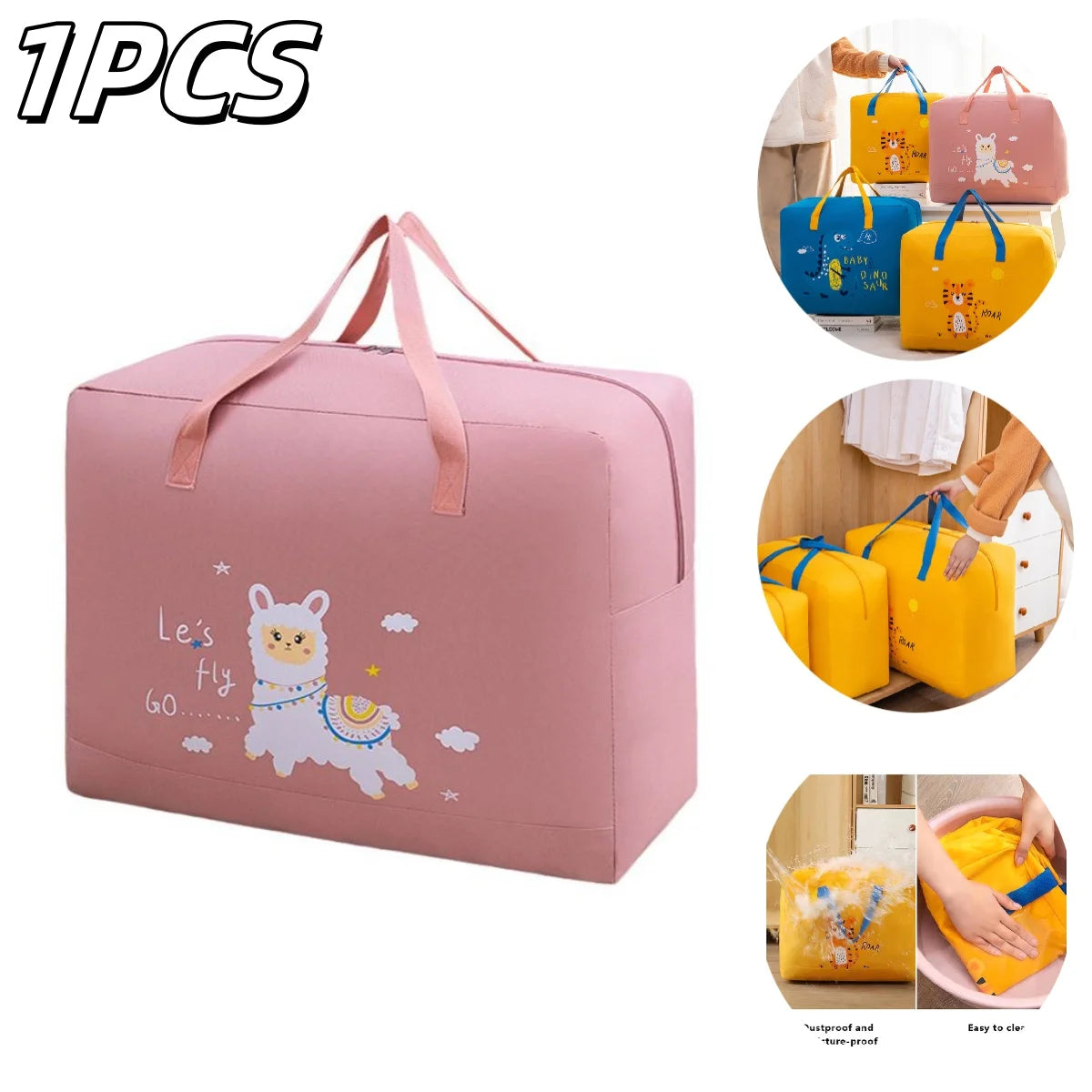 Large Capacity Clothes & Quilt Storage Organizer Bag Clothes Storage Bag Axl