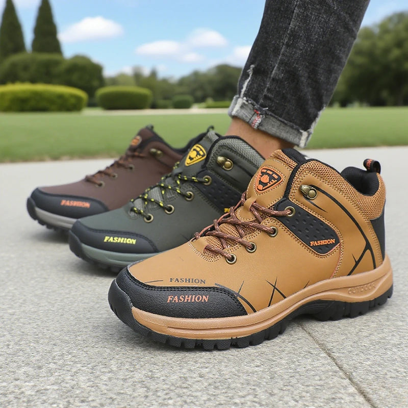 ZULIWAGN Men's High-Top Hiking Boots – Lightweight Outdoor Men's Hiking Boots Axl