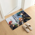 Diatomite Bath Mat – Quick Dry Anti-Slip Anime Wistoria Design Diatomite Bath Mat Axl White2 40x60cm