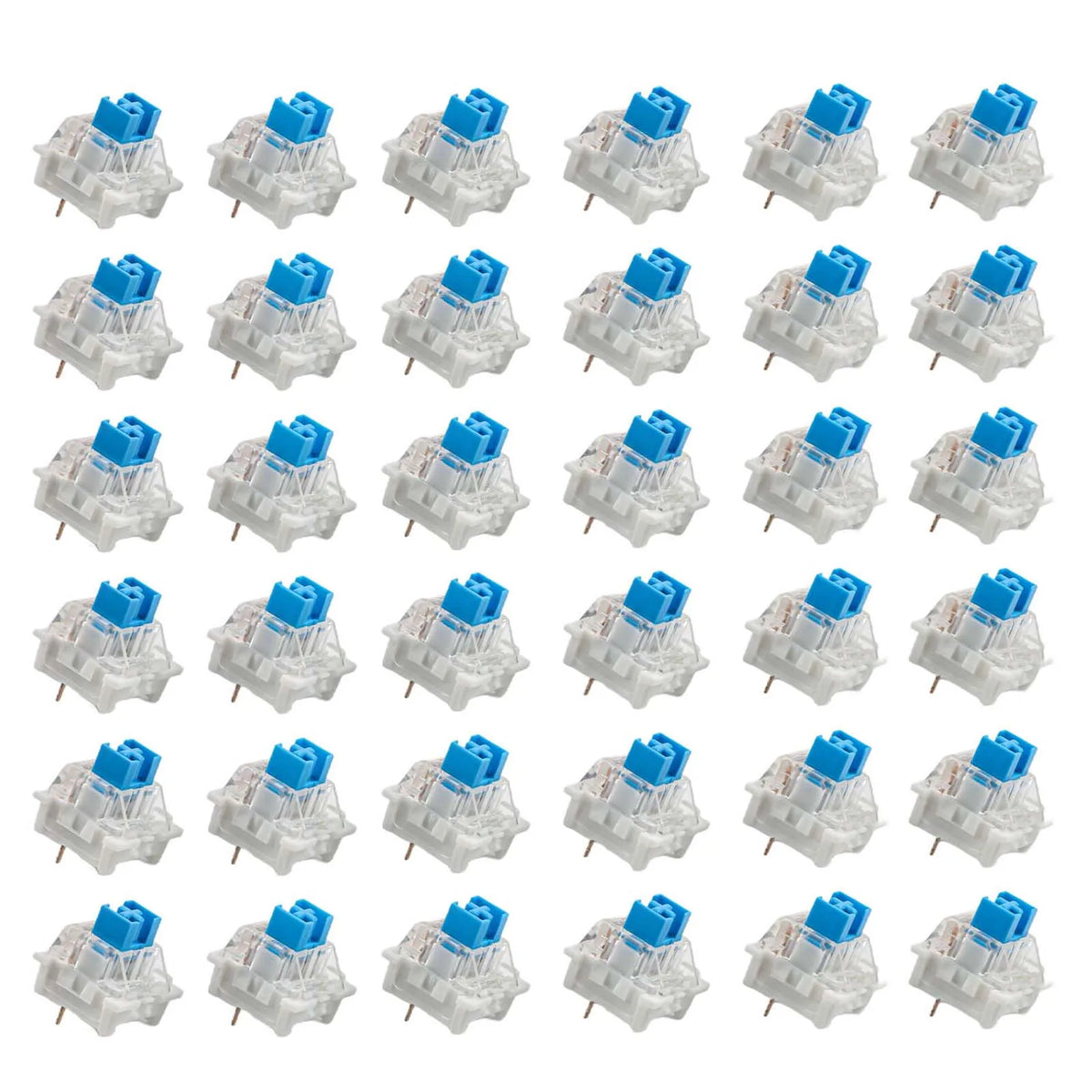 36-Pack 3-Pin Tactile Mechanical Keyboard Switches – Hot Swap Keyboard Switches Axl Blue China Mainland