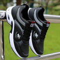 Lorilury Men's Black White Sneakers – Lightweight Breathable Trainers Men's Sneakers Axl MA218 Black CN 40(Insole 25 cm