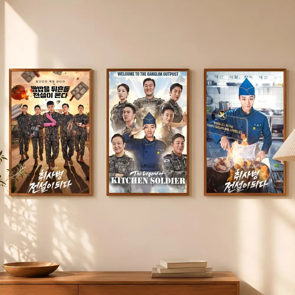 Legend of Kitchen Soldier Self-Stick HD Wall Art Poster Wall Art Poster Axl