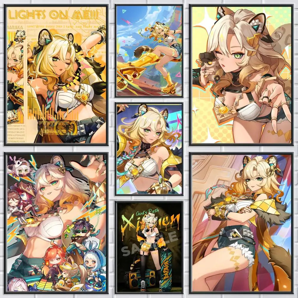Xilonen Game Canvas Poster – Unframed Wall Art | Home Décor Canvas Wall Art Axl