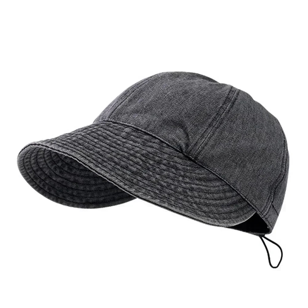 Foldable Wide Brim Sun Hat – Adjustable Beach Panama Cap Wide Brim Sun Hat Axl Bk