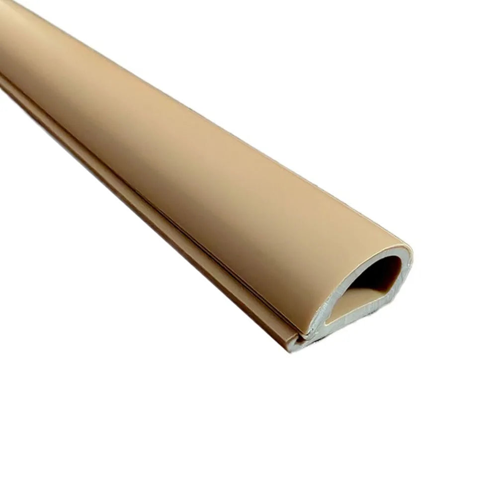 Self-Adhesive Cable Raceway – 1m Wall Cord Hider & Wire Cover Cable Raceway Axl Brown