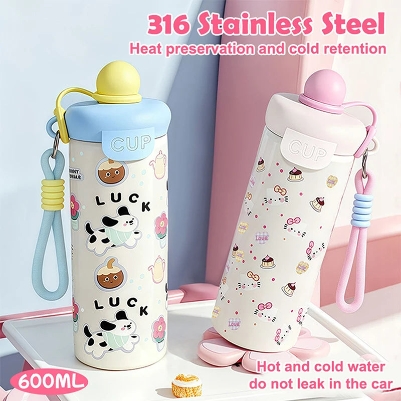 Cartoon Insulated Water Bottle – 316 Stainless Steel Vacuum Cup Insulated Water Bottle Axl