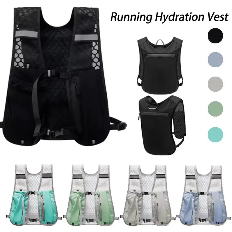 Lightweight Reflective Hydration Running Vest & Phone Holder Hydration Running Vest Axl