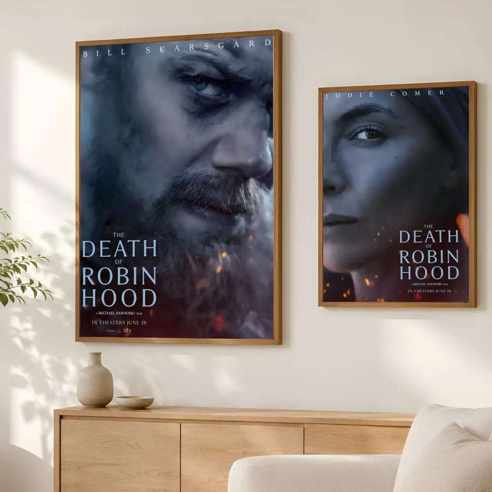 Death of Robin Hood Movie Poster – HD Self-Stick PVC Wall Art Movie Wall Poster Axl