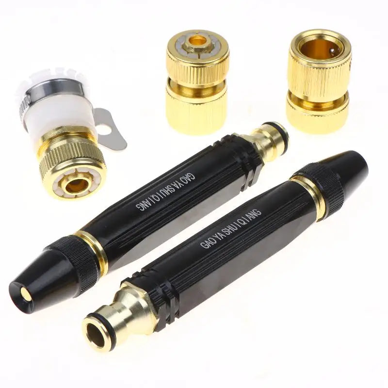 High Pressure Garden Hose Jet Spray Nozzle | Metal, Leak-Proof Garden Hose Nozzle Axl