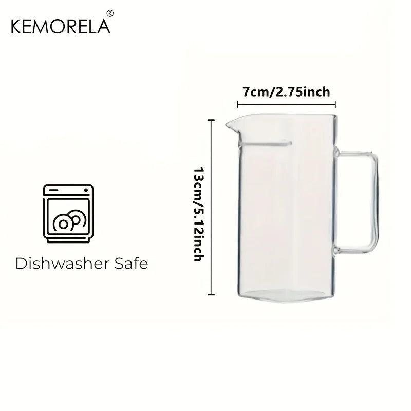 Borosilicate Glass Tea Cup 2-in-1 Teapot & Infuser | KEMORELA Glass Tea Infuser Cup Axl 1PCS 350ML