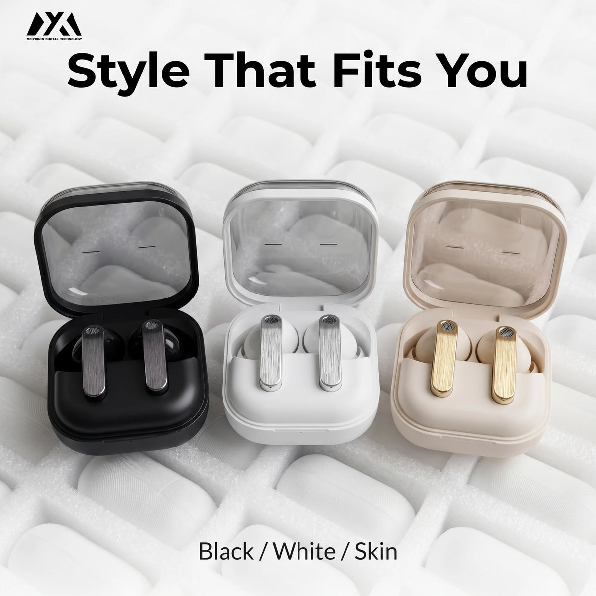 N80 Bluetooth 5.3 TWS Earbuds with Active Noise Cancellation Wireless Earbuds Axl